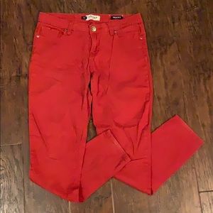 Red Skinny jeans